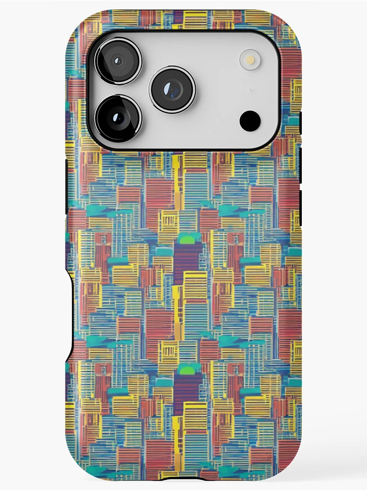 Thumbnail 1 of 4, iPhone Case, Colorful Pattern designed and sold by DestoPattern.