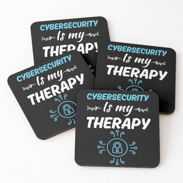 Item preview, Cybersecurity is my therapy, funny cybersecurity specialist or expert, computer security designed and sold by NBSStore.
