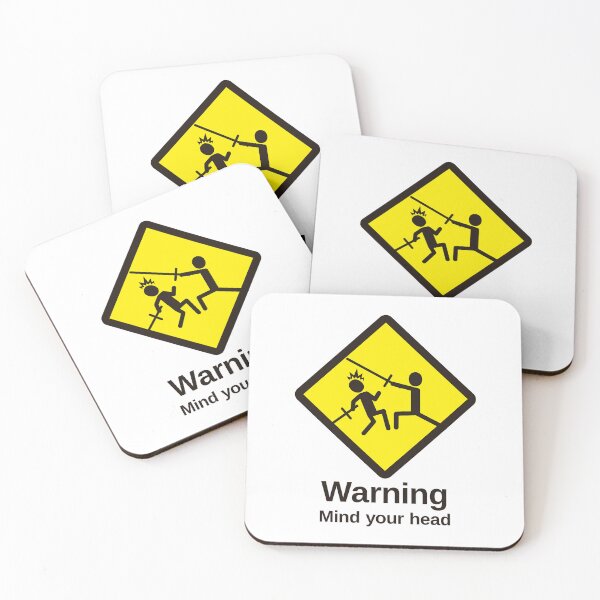 Item preview, Warning! Mind your head designed and sold by historicalmerch.