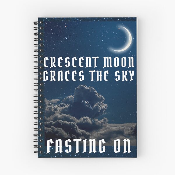 Item preview, Crescent moon graces the sky|Ramadan fasting on|10th March|muslim|moon|Sky|Stars designed and sold by ButterflyDsgns6.