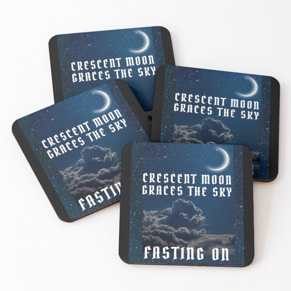 Item preview, Crescent moon graces the sky|Ramadan fasting on|10th March|muslim|moon|Sky|Stars designed and sold by ButterflyDsgns6.