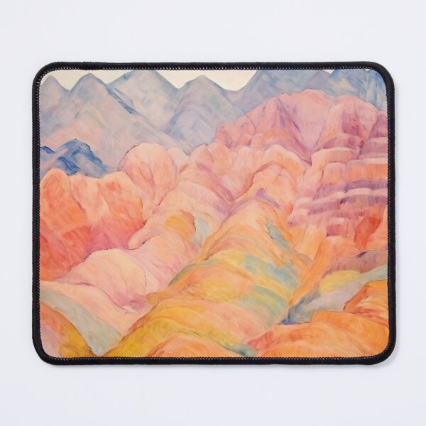 Item preview, Rainbow Nature Mountains Boho Landscape designed and sold by trajeado14.
