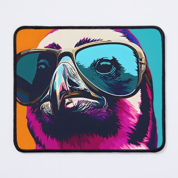 Item preview, penguin portrait art. animal colorful. Animal throw pillow.  designed and sold by formform.