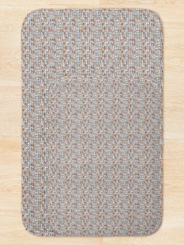 Thumbnail 5 of 6, Bath Mat, Colorful cat Pattern  designed and sold by DestoPattern.