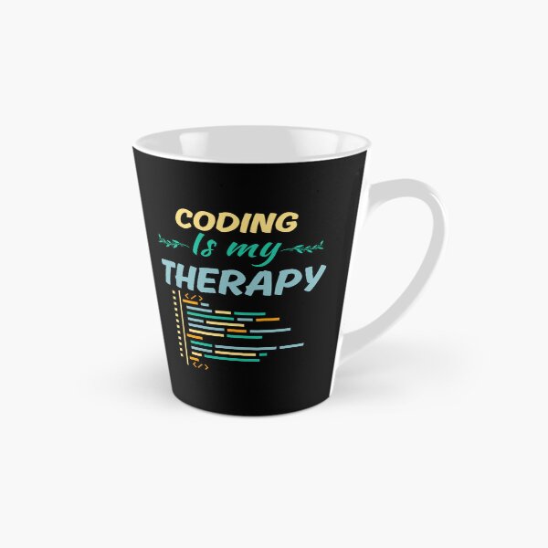 Artikelvorschau, Codieren ist meine Therapie, lustiger Coder-Job-Sprichwort, Coding-Enthusiast oder Fanleben entworfen und verkauft von NBSStore.