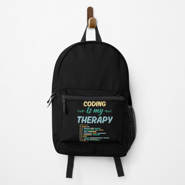 Item preview, Coding is my therapy, funny coder job saying, coding enthusiast or fan life designed and sold by NBSStore.