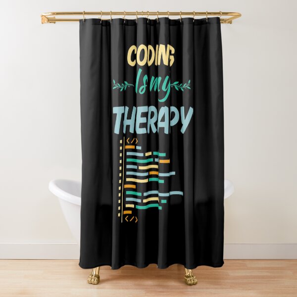 Item preview, Coding is my therapy, funny coder job saying, coding enthusiast or fan life designed and sold by NBSStore.