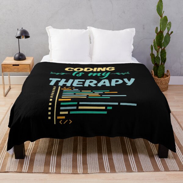 Item preview, Coding is my therapy, funny coder job saying, coding enthusiast or fan life designed and sold by NBSStore.