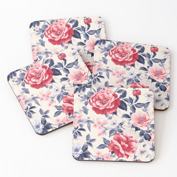Item preview, Pink flower seamless pattern designed and sold by varinchai.