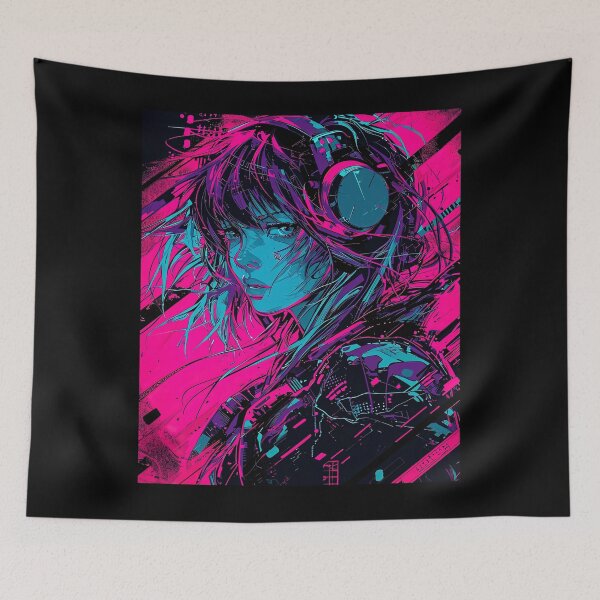 Item preview, Cyberpunk Hacker Girl  - Net Breaker designed and sold by Splatter-arts.