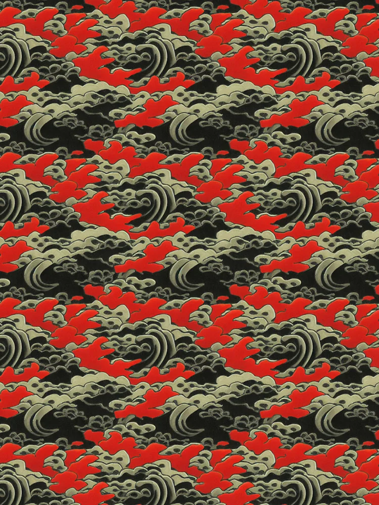 Thumbnail 4 of 4, Samsung Galaxy Phone Case, Japanese wave Pattern designed and sold by DestoPattern.