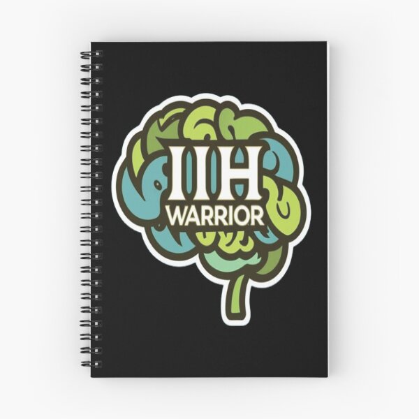 Item preview, Idiopathic Intracranial Hypertension Awareness Hope Ribbon Hearts IIH Warrior designed and sold by UrbanGraphixs.