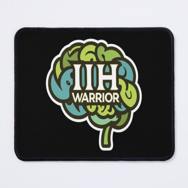 Item preview, Idiopathic Intracranial Hypertension Awareness Hope Ribbon Hearts IIH Warrior designed and sold by UrbanGraphixs.