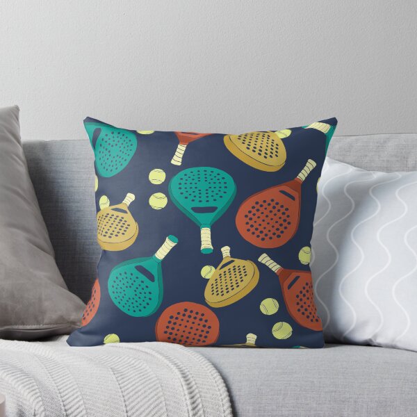 Item preview, Padel Tennis Rackets and Balls Pattern designed and sold by awkwarddesignco.
