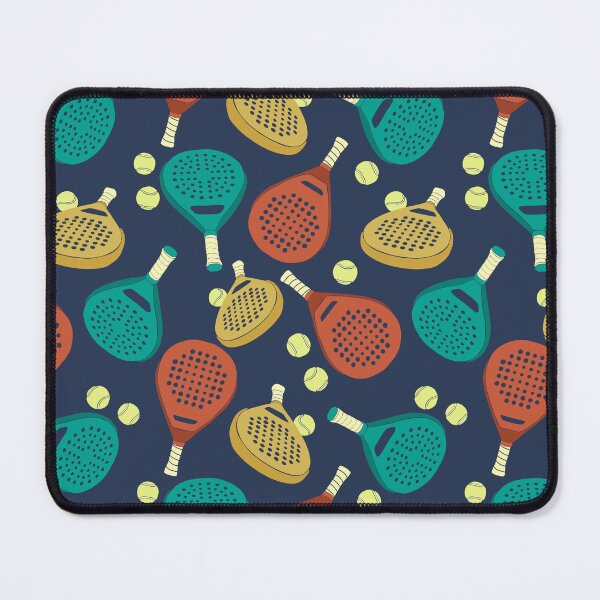Item preview, Padel Tennis Rackets and Balls Pattern designed and sold by awkwarddesignco.