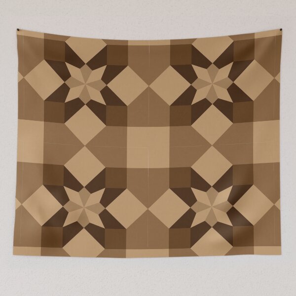 Item preview, Barn Quilt in Brown designed and sold by NPStudio.