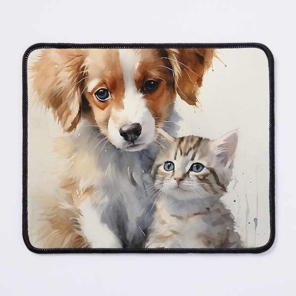 Item preview, Puppy and Kitten - Digital Art designed and sold by SnoopyTF.