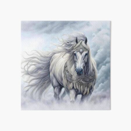 Item preview, Mystical Horse with Tribal Wear Windblown designed and sold by Stephanie Laird.