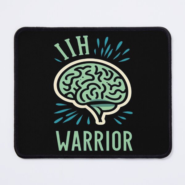 Item preview, Idiopathic Intracranial Hypertension Awareness Hope Ribbon Hearts IIH Warrior designed and sold by UrbanGraphixs.