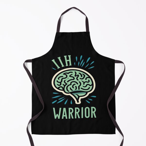 Item preview, Idiopathic Intracranial Hypertension Awareness Hope Ribbon Hearts IIH Warrior designed and sold by UrbanGraphixs.