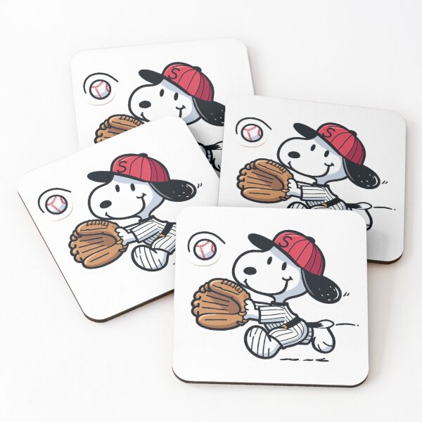 Item preview, snoopy plays baseball designed and sold by MakeYourDayShop.