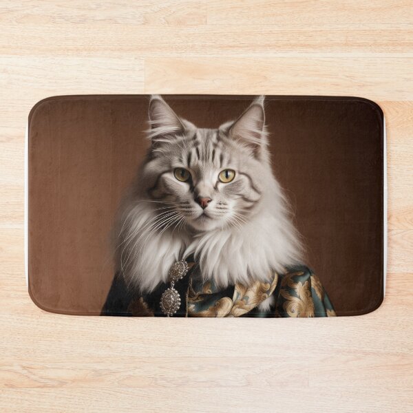 Item preview, Anthropomorphic Cat Collection - Domestic Longhair #90 Grey Cat designed and sold by elektronen.