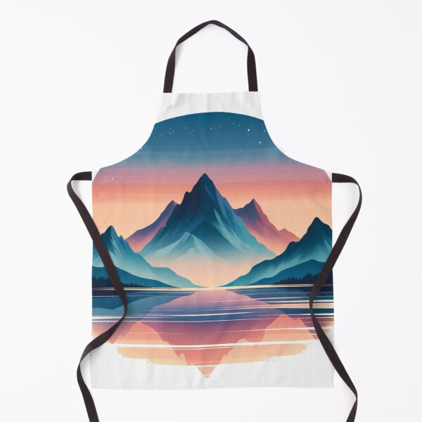 Item preview, Twilight Serenity: Reflective Mountain Dreamscape designed and sold by Sovi14.
