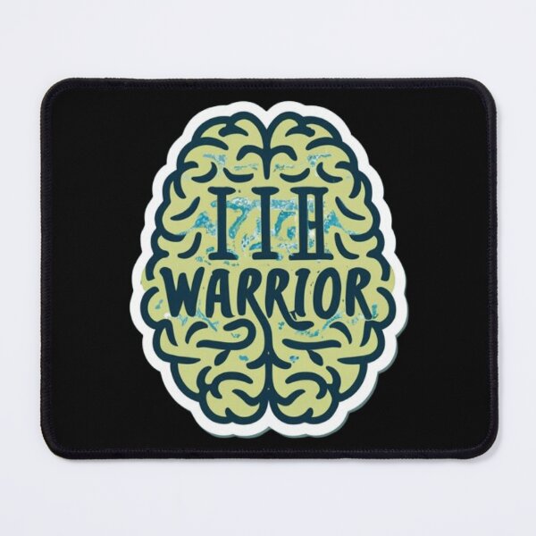 Item preview, Idiopathic Intracranial Hypertension Awareness Hope Ribbon Hearts IIH Warrior designed and sold by UrbanGraphixs.