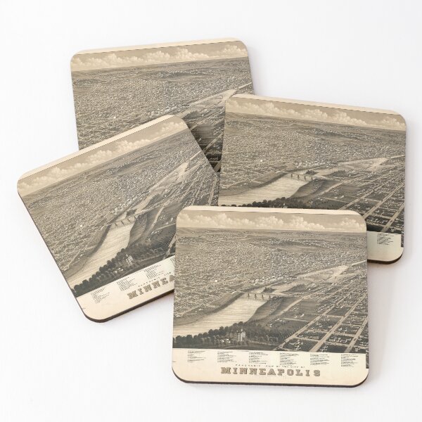 Item preview, Minneapolis, Minnesota (1879) designed and sold by allhistory.