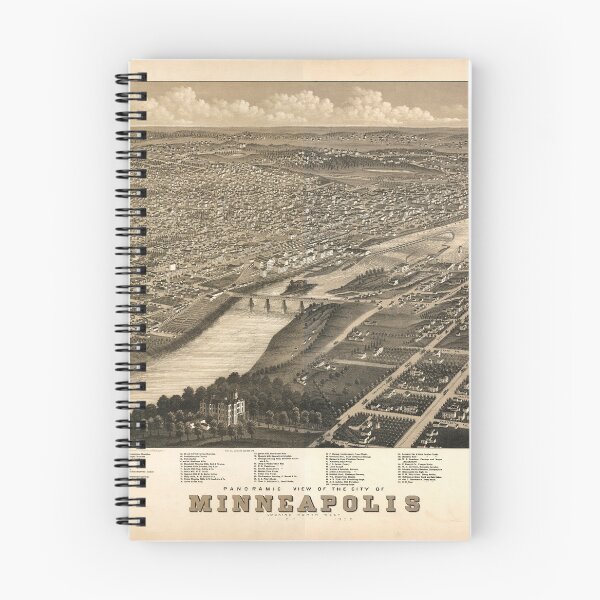 Item preview, Minneapolis, Minnesota (1879) designed and sold by allhistory.