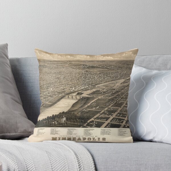 Item preview, Minneapolis, Minnesota (1879) designed and sold by allhistory.