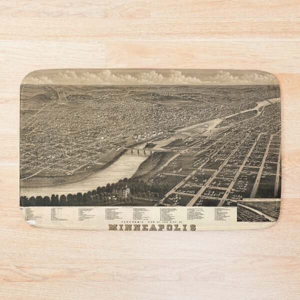 Item preview, Minneapolis, Minnesota (1879) designed and sold by allhistory.
