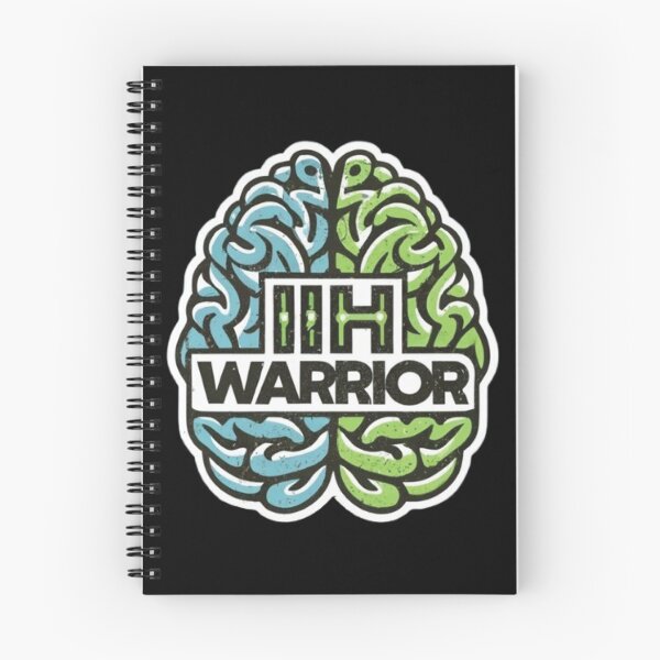 Item preview, Idiopathic Intracranial Hypertension Awareness Hope Ribbon Hearts IIH Warrior designed and sold by UrbanGraphixs.
