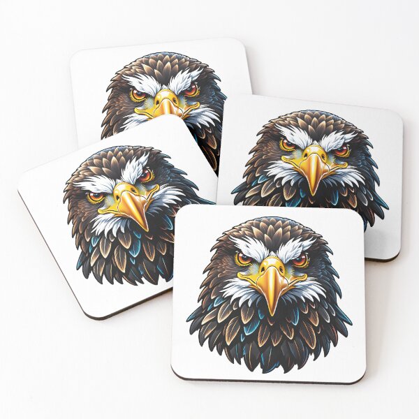 Item preview, Eagle head watercolour splash designed and sold by Metaverse8.