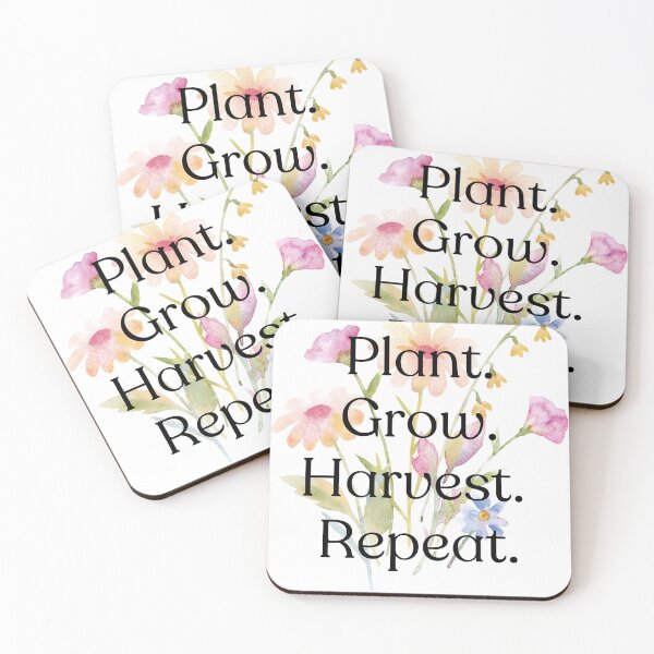 Item preview, Plant. Grow. Harvest. Repeat. designed and sold by KristenVanHoose.