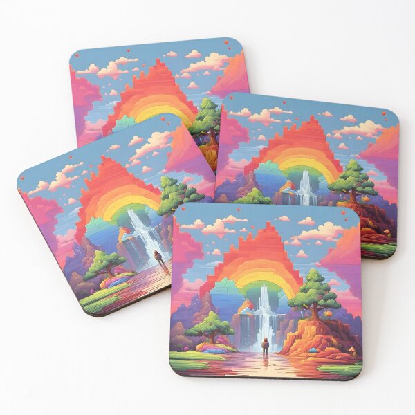 Item preview, Colorful Utopia: Rainbow Town designed and sold by WAUZ.