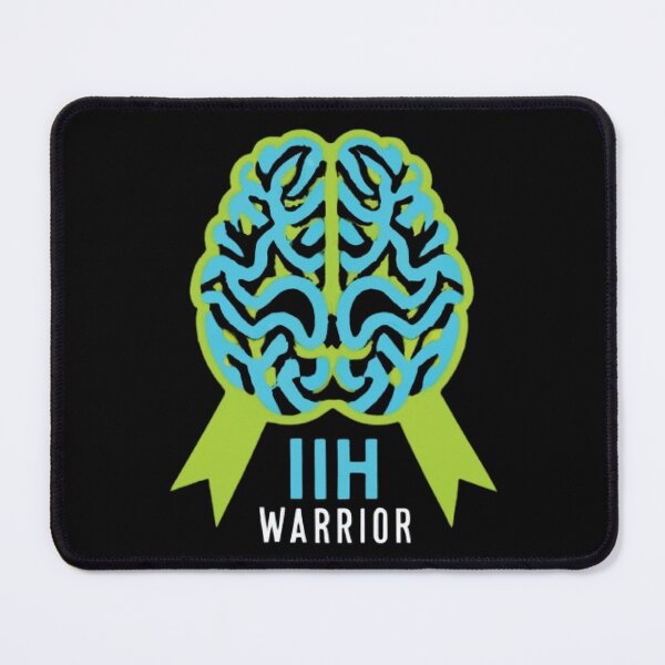Item preview, Idiopathic Intracranial Hypertension Awareness Hope Ribbon Hearts IIH Warrior designed and sold by UrbanGraphixs.