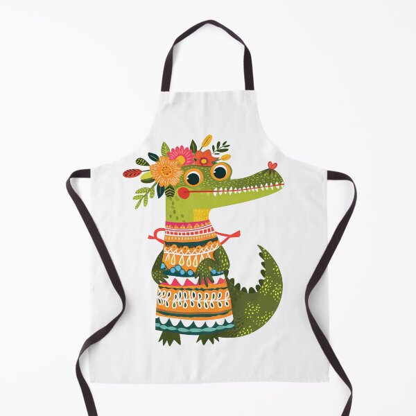 Item preview, Floral Crocodile Blossom Gator designed and sold by NatureStyle555.