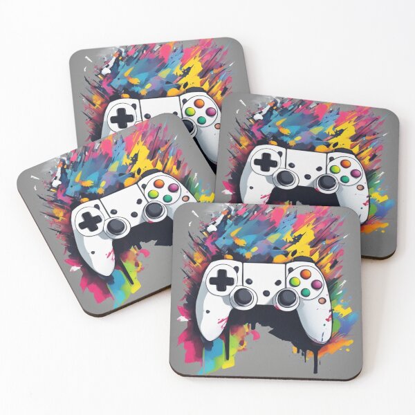 Item preview, Color Splash Remote Control Gamer Art designed and sold by CailaStyle.