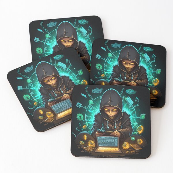 Item preview, Crypto Hacker: The Digital Wealth Alchemist designed and sold by CleytonImgs.