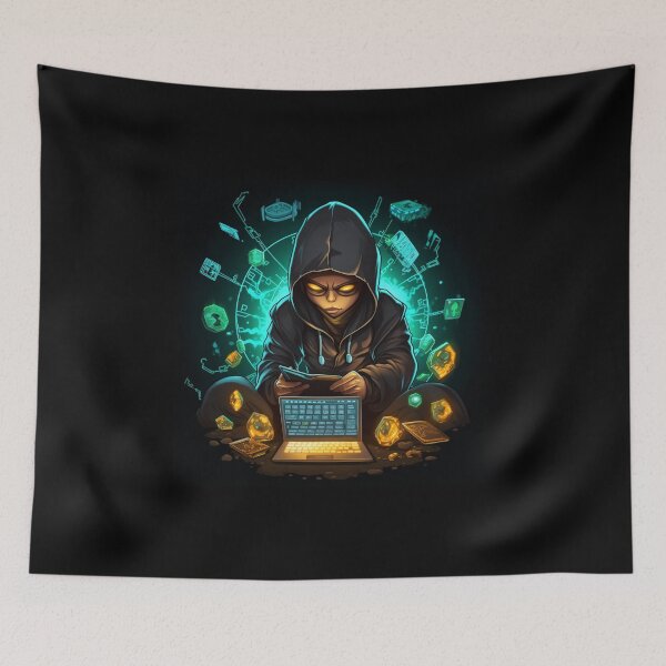 Item preview, Crypto Hacker: The Digital Wealth Alchemist designed and sold by CleytonImgs.