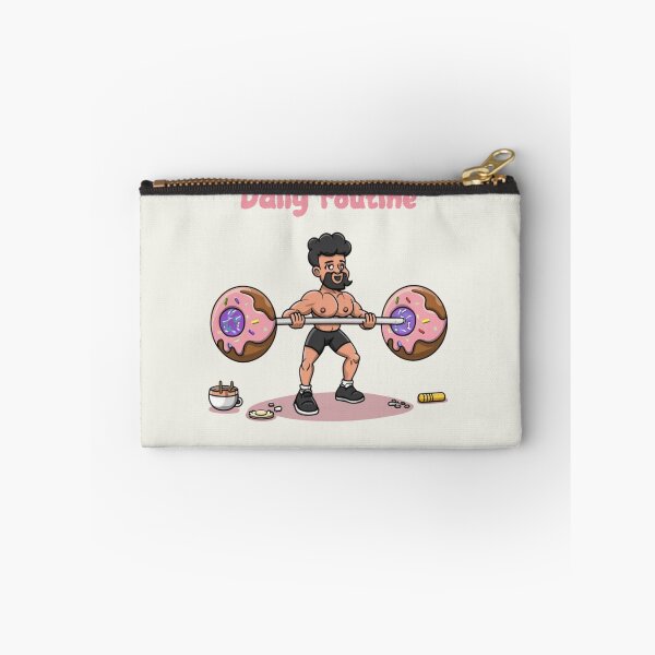 Item preview, Donuts daily routine funny sticker designed and sold by maypp.