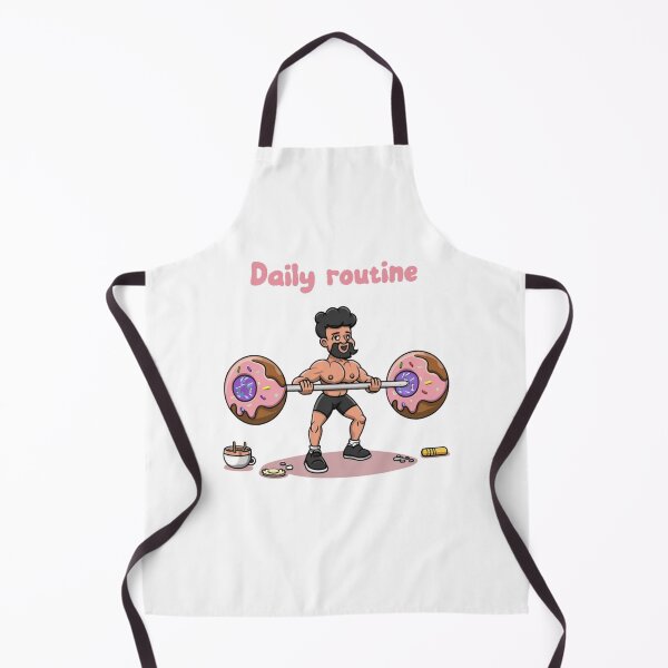 Item preview, Donuts daily routine funny sticker designed and sold by maypp.