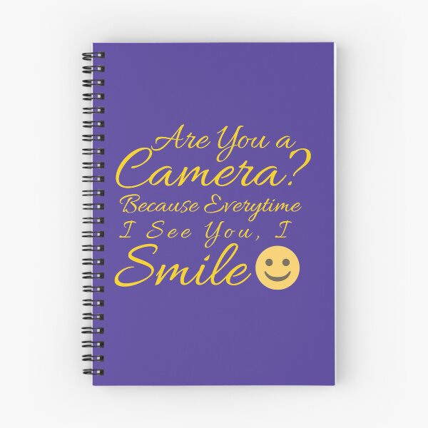 Item preview, Flirty quotes: Are you a camera (Purple and gold) designed and sold by Moneysingh95.