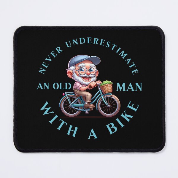 Item preview, Never Underestimate An Old Man With A Bike designed and sold by SeledineArt.