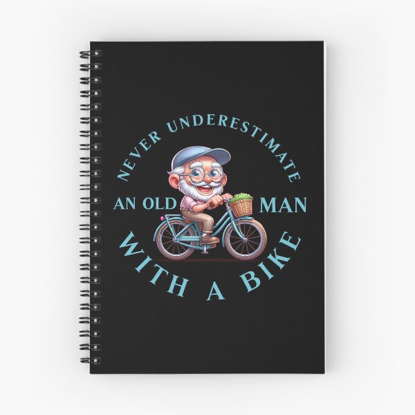 Item preview, Never Underestimate An Old Man With A Bike designed and sold by SeledineArt.