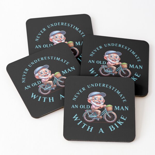 Item preview, Never Underestimate An Old Man With A Bike designed and sold by SeledineArt.