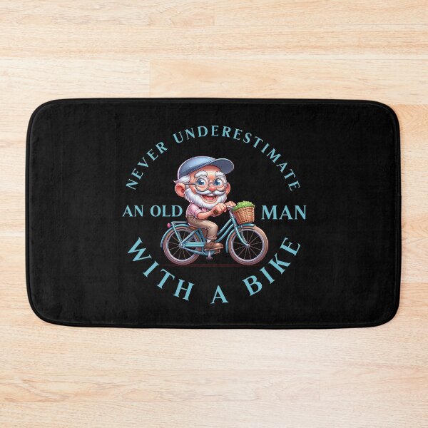 Item preview, Never Underestimate An Old Man With A Bike designed and sold by SeledineArt.