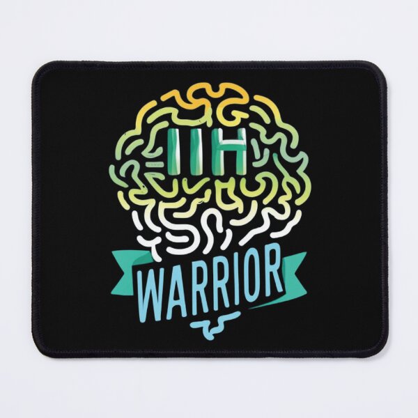 Item preview, Idiopathic Intracranial Hypertension Awareness Hope Ribbon Hearts IIH Warrior designed and sold by UrbanGraphixs.
