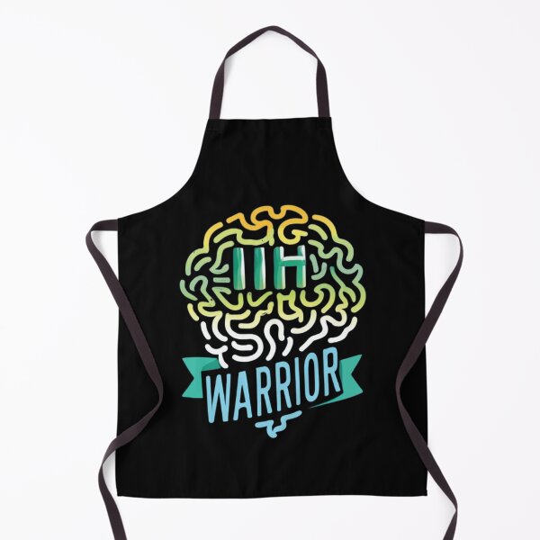 Item preview, Idiopathic Intracranial Hypertension Awareness Hope Ribbon Hearts IIH Warrior designed and sold by UrbanGraphixs.